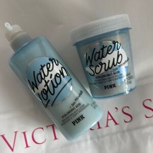 PINK Victoria's Secret water Lotion & Water Scrub